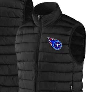 Tennessee Titans Sleeveless Puffer Vest Jacket Winter Coat NWT